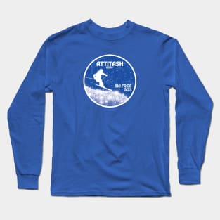 Attitash - Ski Free 603 Downhill Ski Badge Long Sleeve T-Shirt